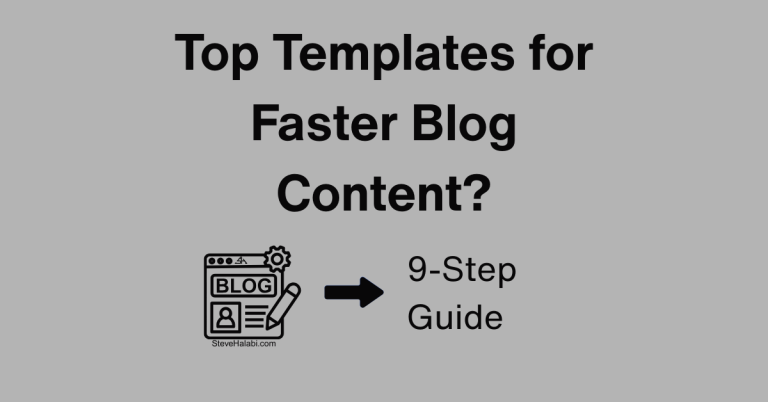 Top Templates and Frameworks for Faster Blog Content Creation