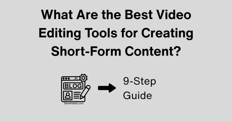 Best Video Editing Tools for Creating Short-Form Content